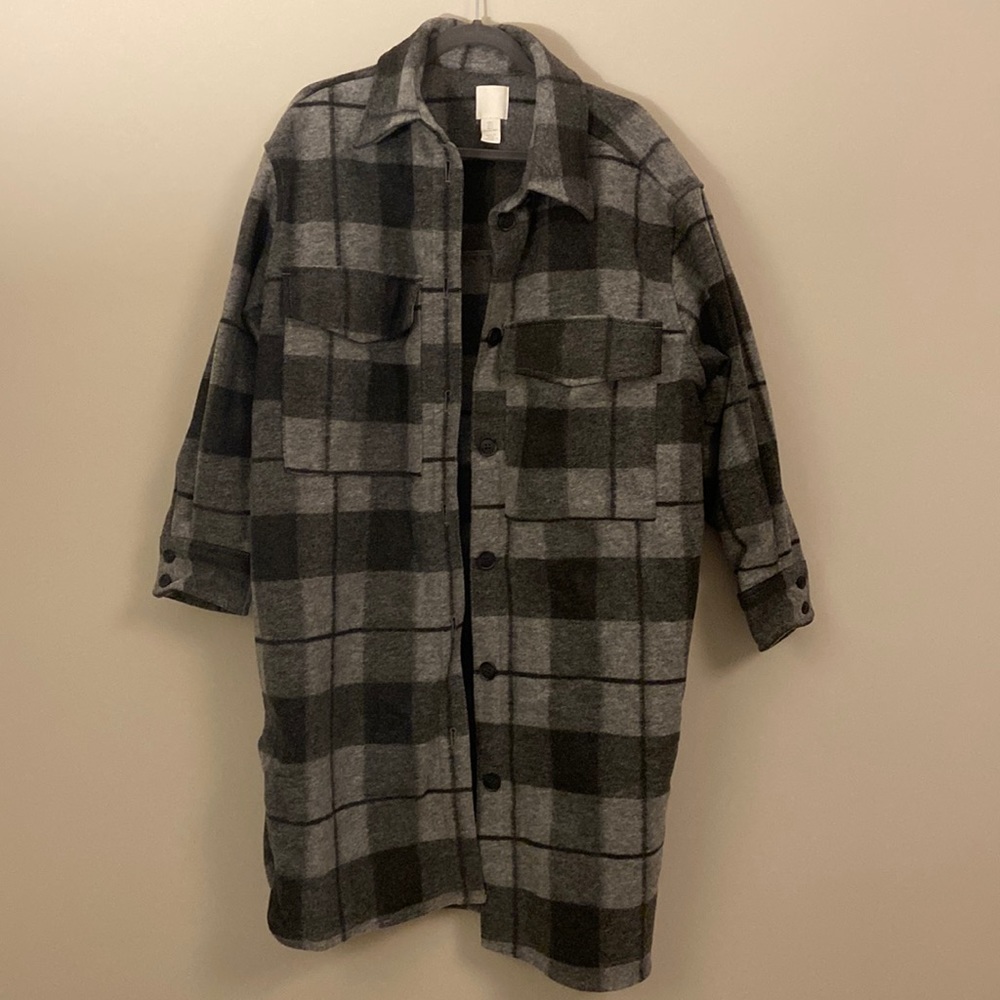 H&M Plaid Shacket